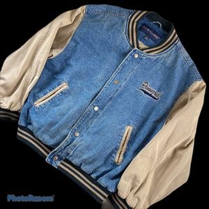 Chaquetas vaqueras universitarias donde la tradición se encuentra con el estilo atemporal, un símbolo clásico de logro, ropa de calle icónica vaquera Varsity - Product Image 3