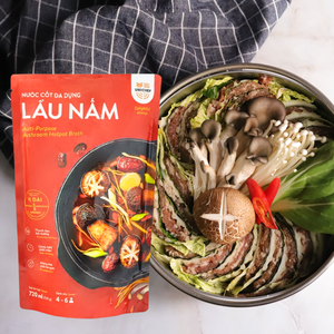 Salsa de sopa Hotpot Caldo de setas más vendido Sabor rico Ingredientes de sopa instantánea listos para exportar Fabricante de Vietnam - Product Image 4