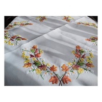 Serviettes de table 100% coton, imperméables, jetables, de haute qualité, durables, pour banquets, modernes, luxueuses, avec motif personnalisé, broderie douce, logo personnalisé
