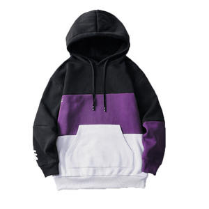 Sudadera Personalizada de Algodón y Poliéster con Hombros Caídos para Hombre, Sudadera Holgada de Invierno con Bordado y Bolsillo Tipo Canguro - Product Image 1