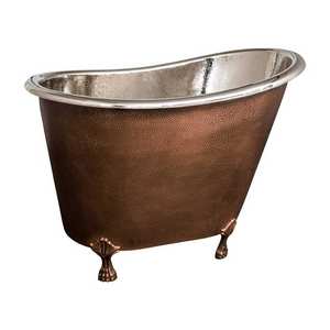 Bañeras independientes de cobre modernas de alta calidad, nuevo aspecto, precio razonable, función de remojo de India exportada, bañera de cobre antigua - Product Image 4