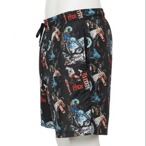 กางเกงขาสั้นกันน้ำสำหรับผู้ชายพร้อมการพิมพ์ด้วยความร้อน โพลีเอสเตอร์ แห้งเร็ว ระบายอากาศ น้ำหนักเบา ชุดว่ายน้ำชายหาดฤดูร้อน - Product Image 2