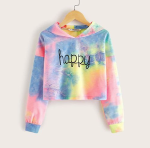 Pull à capuche imprimé tie-dye, tendance 2025, nouvelle collection, K-pop et Polaris Art, pour jeunes, adultes et femmes, 100% matière pure - Product Image 4