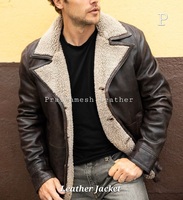 Meilleure vente Veste en cuir pour hommes Vestes à usage quotidien pour hommes Qualité à l'exportation Qualité supérieure Doublure intérieure souple de nombreuses options En vrac