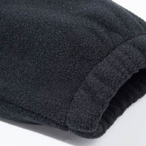 Veste en polaire noire pour homme, 320 GSM, poids lourd, couche intermédiaire thermique, OEM, vente en gros, export, vêtements de travail - Product Image 6