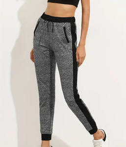 Pantalon décontracté élégant taille haute Méthode de tissage non tissé respirant Techniques teintées unies Fermeture à cordon écologique - Product Image 5