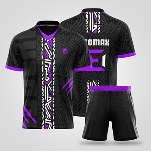 Maillots de football 100 % polyester de haute qualité, ensemble personnalisé imprimé par sublimation, service OEM pour clubs et équipes - Product Image 5