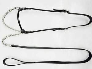 Cabestro de Cuero para Caballo con Cadena/Mordaza/Cabestro de Cuero para Caballo - Product Image 2