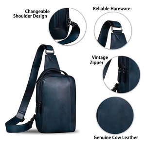 Mayorista Personalizable Vegan Leather Crossbody Strap Riñonera Unisex Vintage National Dress Chest Bag Ladies' National - Product Image 6