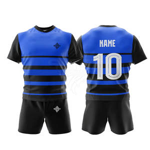 Tenues de rugby personnalisées de haute qualité, respirantes, 100% polyester, vêtements d'équipe - Product Image 2