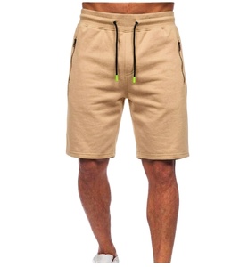 Pantalones Cortos de Lona para Hombre, Estilo Casual, Color Sólido, Cintura Elástica, Transpirables, de Secado Rápido, para Verano, Precio al por Mayor - Product Image 1