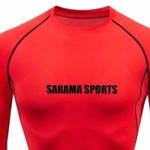 เสื้อคอมเพรสชั่นผู้ชายแบบสปันเด็กซ์พิมพ์ลายแบบซับลิเมชั่น แห้งเร็ว แขนยาว สำหรับกีฬา BJJ วิ่ง และกีฬาอื่นๆ - Product Image 2