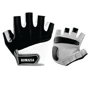 Guantes Deportivos Unisex Personalizados de Medio Dedo con Cierre de Cordones, de Alta Calidad, Duraderos, de Poliéster, para Levantamiento de Pesas en el Gimnasio - Product Image 3