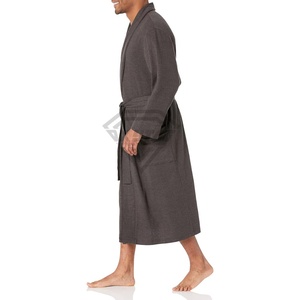 Luxury Hotel Bathrobe With Slippers, Spa Robe Cotton Organic Cloth for <b>Men</b> Women, Lightweight Luxurious CozyHotel Robes Unisex - Product Image 3