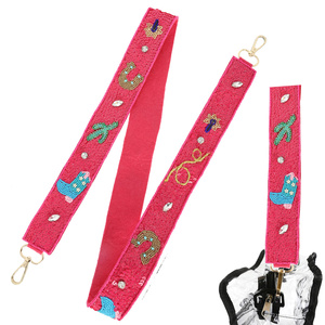 Sangle perlée de qualité supérieure pour femmes beau détail sac à main ceinture en métal pièce de déclaration durable et élégante - Product Image 4