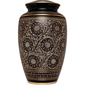 โกศโลหะทองแดงปรับแต่งได้ทำจากทองเหลืองอลูมิเนียมทนทานสำหรับการเคารพอุปกรณ์งานศพที่รัก - Product Image 5