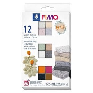 STAEDTLER para Fimo Effect Boho Colours, Paquete de 12 Arcillas para Manualidades - Product Image 2