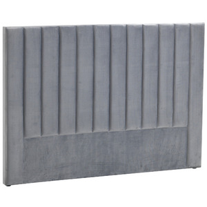 TH-H8384 Heaboard-tapizado con tela de terciopelo, mueble de dormitorio moderno, para cama de hotel de lujo, tamaño queen y king - Product Image 1