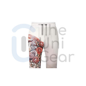 Fábrica OEM al por mayor Joggers pantalones de los hombres rectos curvos rayas a granel poliéster Bottoms logotipo personalizado impresión bajo MOQ proveedor - Product Image 3