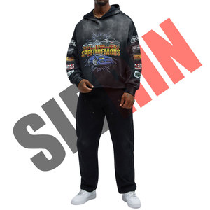 Sweat à capuche imprimé personnalisé de haute qualité fabriqué en usine sweat-shirt Boxy Fit sweat à capuche lavé à l'acide sweat à capuche personnalisé 100% coton - Product Image 4