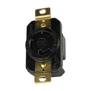 certified NEMA L6-30 30A 250V <b>locking</b> receptacle for bore welding equipment - Product Image 2
