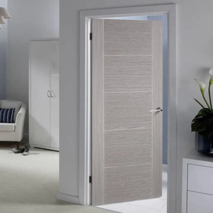 Portes intérieures en bois composite WPC personnalisées, écologiques, de qualité supérieure, pour la décoration des chambres d'appartement - Product Image 3