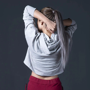 Fleece Crop Top Hoodie Custom Blank Mujeres Cropped Hoodie Jumper Hoodies For Women coat Jacket - Product Image 6