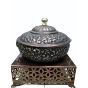 Ensemble de buffet de chauffe-plats de luxe en acier inoxydable design les plus exigeants finition couleur argent brillant poli aspect attrayant - Product Image 4