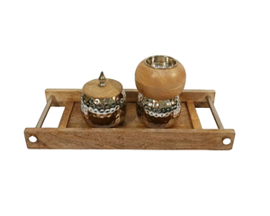 Brûleur d'encens en bois de santal naturel écologique, cadeau de mariage coûteux, parfum de thé, décoration de table, porte-bakhoor - Product Image 2