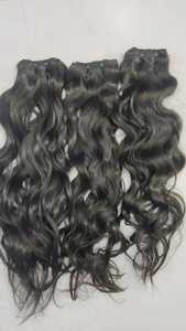 Extensiones de cabello rizado indio suave y de larga duración estilo ondulado natural de un solo donante RAW con cutículas alineadas - Product Image 6