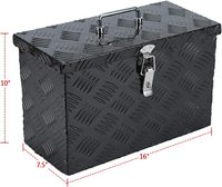 Boîte à outils en aluminium imperméable et robuste pour camion