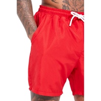 Short de bain homme OEM 2026 été, haute qualité, style urbain uni, 100% polyester 160 grammes, deux poches latérales