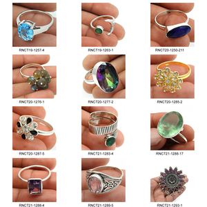 Meilleure vente énergie de guérison Améthyste naturelle de qualité supérieure en argent massif 925 Bague de proposition de luxe Bijoux faits à la main Grossiste Inde - Product Image 5