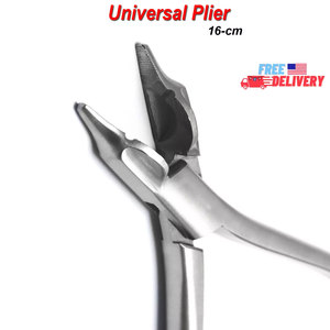 Alicates universales dentales manuales de acero inoxidable Dolphin, tirantes de sujeción para doblar alambre, ortodoncia, certificado MOL - Product Image 4