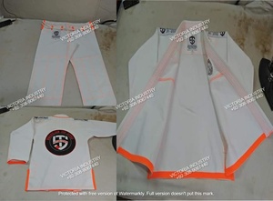 Lightweight Jiu Jitsu Academy Gi with Free White Belt BJJ <b>Kimono</b> for <b>Men</b> and Women in Martial Arts Wear - Product Image 6