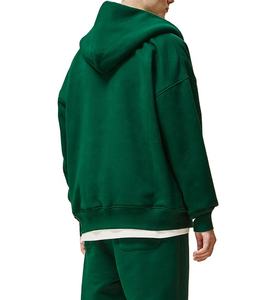 เสื้อฮู้ดแบบซิปเต็มตัวใส่ได้ทั้งชายและหญิงผ้าคอตตอนผ้าฟลีซเป็นมิตรกับสิ่งแวดล้อมเสื้อผ้าแนวสตรีทแวร์ผ้า100% ปักลาย - Product Image 2