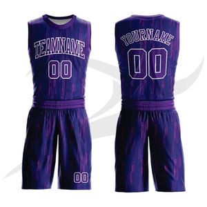 Maillot de basket-ball pour hommes 2022 personnalisé brodé Sublimation impression jeunesse Laker maillot de basket-ball été maillot de basket-ball - Product Image 1