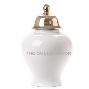 Tarros de jengibre de cerámica de alta calidad de lujo ligeros de estilo chino tradicional de gran oferta para la decoración del hogar - Product Image 2