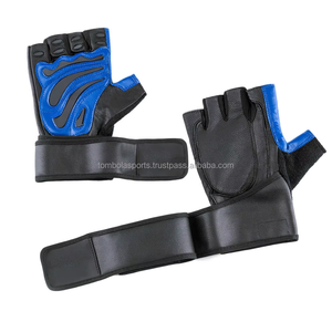 Fabricant de gants de cyclisme impression personnalisée couleur et motif demi-doigts gants de cyclisme VTT vente en gros - Product Image 2