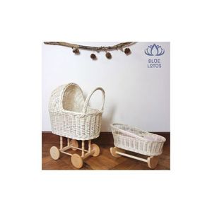 Muñeca de bebé de ratán de Material respetuoso con el medio ambiente, juguete para niños - Product Image 1