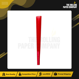 Conos Pre-Enrollados de Papel Rojo Orgánico para Fumar, Impresión Personalizada, Tamaño 109/26MM, Fabricados en Indonesia, al Mejor Precio del Mercado - Product Image 2