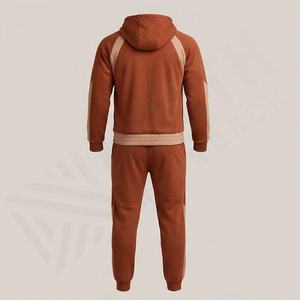 Ensemble de survêtement pour homme tendance, jogging respirant, logo personnalisé, 100% coton, tenue de sport décontractée - Product Image 2