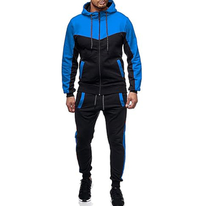 Chándal y chaqueta con cremallera para hombre, conjunto de pantalones de chándal, conjunto de Jogger Unisex con cremallera de poliéster para hombre, ropa para hombre - Product Image 5