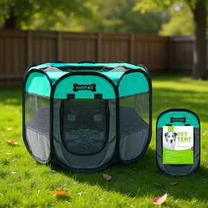 Wholesale Manufacturer's <b>Portable</b> Foldable <b>Dog</b> Playpen Tent Outdoor Pet Enclosure <b>Fence</b> Pet Gates & Pens - Product Image 3