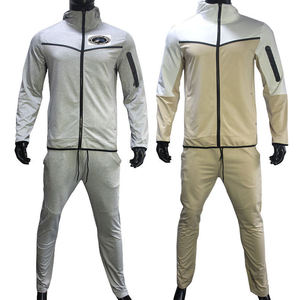 ชุดกีฬามีฮู้ดสองชิ้นสีพื้นชุดสเวตเตอร์100% ใส่ได้ทั้งชายและหญิงชุดฤดูหนาว - Product Image 5