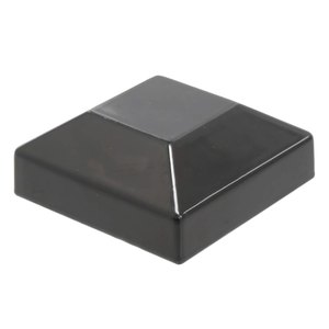 Tapa de Poste Piramidal de Aluminio Personalizable y Duradera con Recubrimiento de Polvo Negro Impermeable para Cercas de Madera, Uso Doméstico en Exteriores - Product Image 2