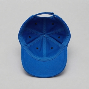 Gorra de Béisbol de Pana Azul con Logotipo Bordado, Unisex, Ajustable, de 6 Paneles, Casual, para Primavera y Otoño, Personalizable, Venta al Por Mayor, Fabricante OEM - Product Image 5