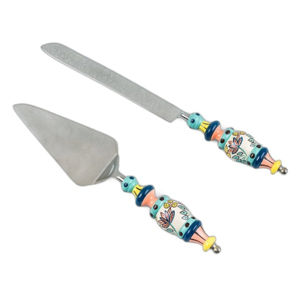 คุณภาพสูงขายส่งเค้กเซิร์ฟเวอร์ชุดสแตนเลสเครื่องตัดเค้กพิซซ่ามีดเค้กแต่งงานและเซิร์ฟเวอร์ชุดสําหรับงานปาร์ตี้ - Product Image 5