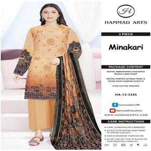 Trajes de césped para mujer bordados de alta calidad con estilo, vestidos informales indios y paquistaníes de inspiración étnica, copia maestra - Product Image 3