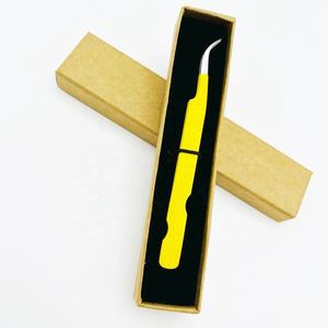 Pinzas Profesionales de Acero Inoxidable Sólido de Primera Calidad para Extensión de Pestañas, Hechas a Mano, con Punta Puntiaguda, para Cuidado Personal - Product Image 3